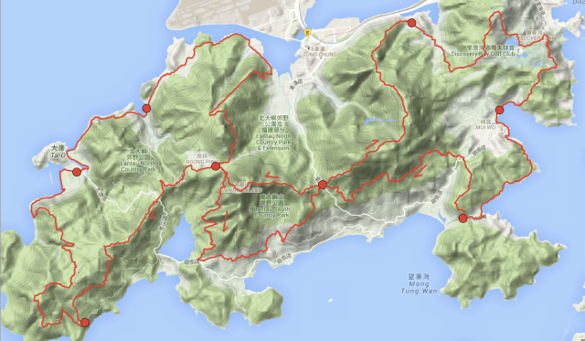 Map Of Lantau