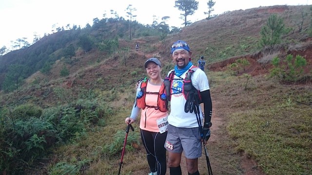 Practically Running With The Ladies Along The Course