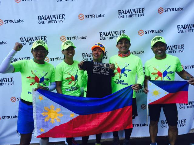 Team Tess Leono At The Finish Line (Photo Courtesy of Rowell Ramos)