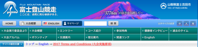 Mt Fuji Website